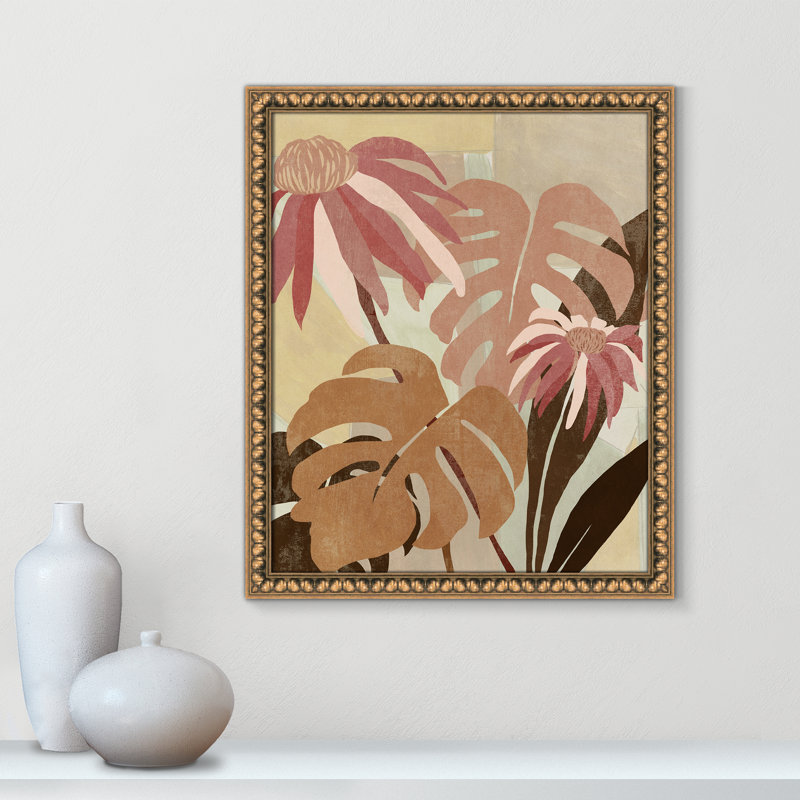 Kathleen - Peinture encadrée, L 22,5 po x H 26,5 po, Perlé dorée