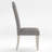 Romane Upholstered Side Chair in Gray