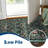 Floral Washable Living Room Rug Non Slip, Low Pile Foldable Printed Mat, Soft Non Shedding Floor Covering-1136003346
