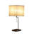Square Table Lamp With Charging Station