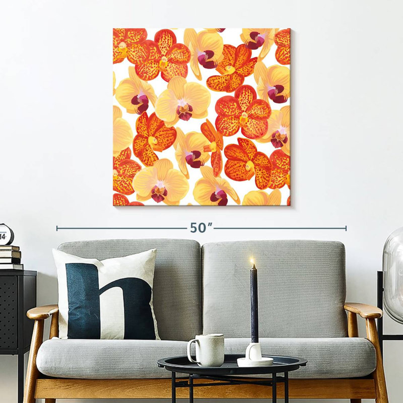 Harnek Bright Orchid Pattern, 30" H x 30" W