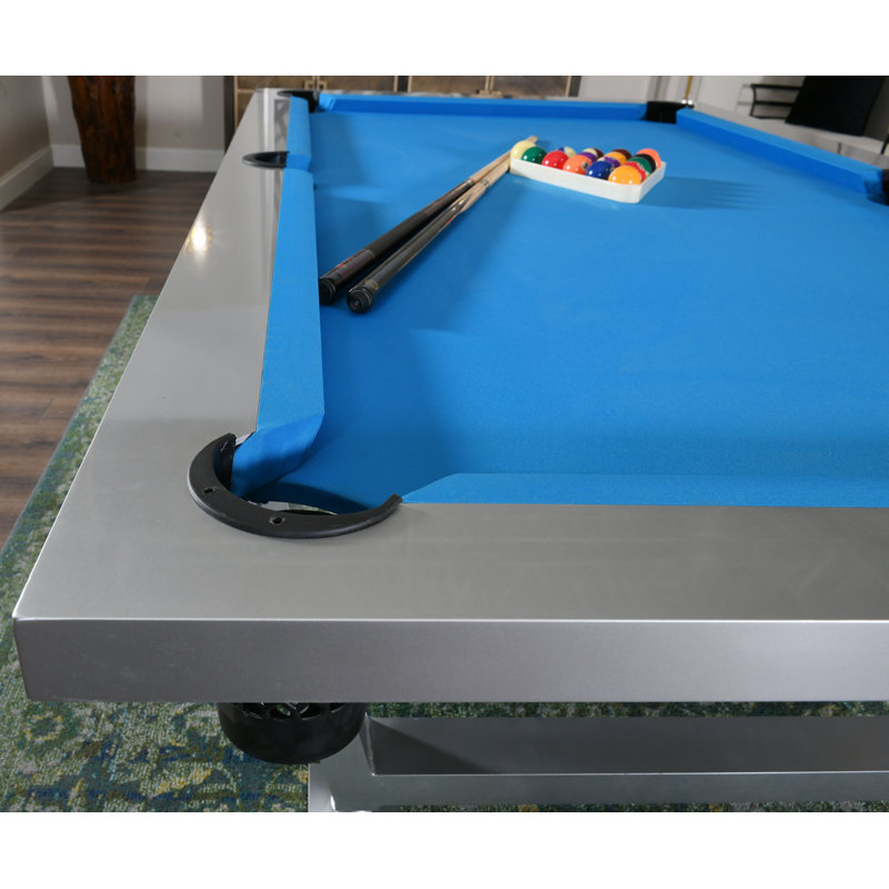 Art Frame Direct 100'' L Pool Table with Leg Levelers