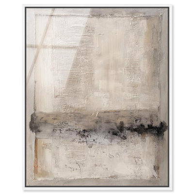 «Lintel of Time II», art mural encadré en verre ultrabrillant encadré par Art Remedy, cadre blanc, 20 x 24