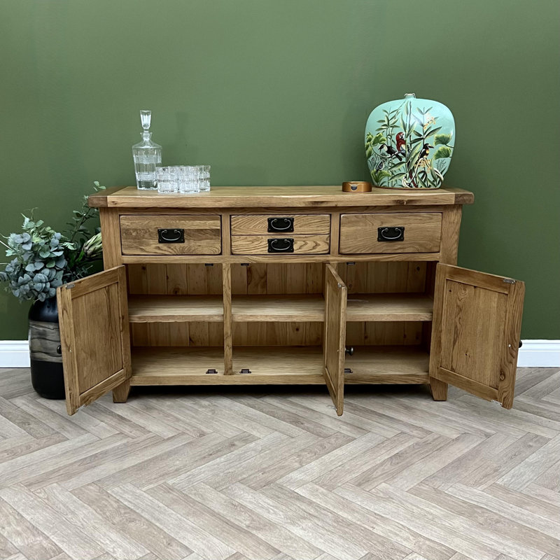 Lordsburg 137cm Solid Wood Sideboard