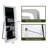 LED Wall Mirror Full Length Mirror with Stand with 3 Adjustable Lights-220180287-220180284