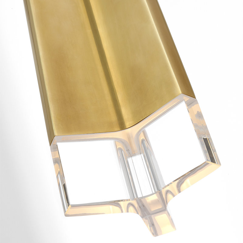 Thomas O'Brien Matcha 3 Light Pendant with Clear Glass, Hand-Rubbed Antique Brass