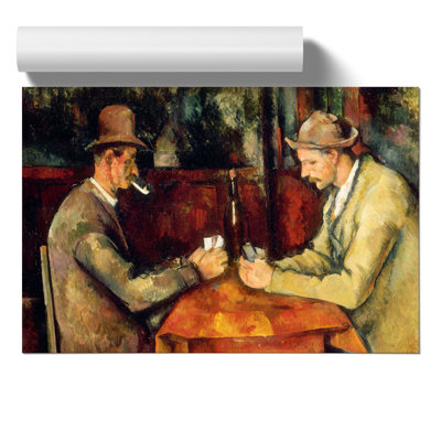 The Card Players Vol.3 by Paul Cezanne - Unframed Painting