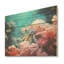 «Mantis Shrimp Dance I - Coastal Coral Under Water Wood», art mural sur bois de pin naturel-101401671