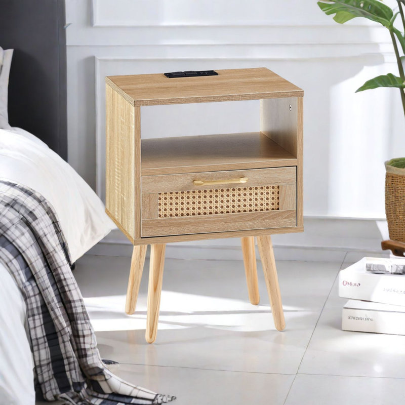 Table de bout Valcour, Bois naturel