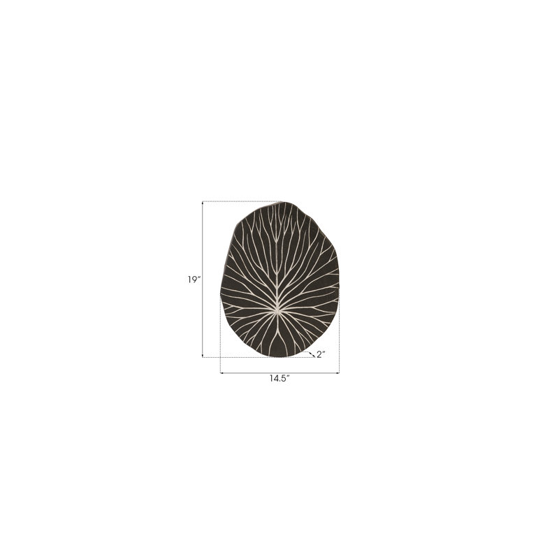 Rivulet Wall Décor, Black