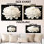 Fleur de pétales de neige - Tableau encadré sur toile représentant un chrysanthème-958377097-958377109