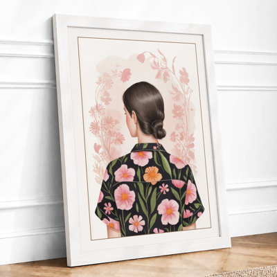 Figure in Bloom Botanical - Framed Print