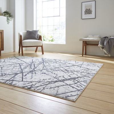 Artemis Artemis area rug Machine Woven Rectangle Silver