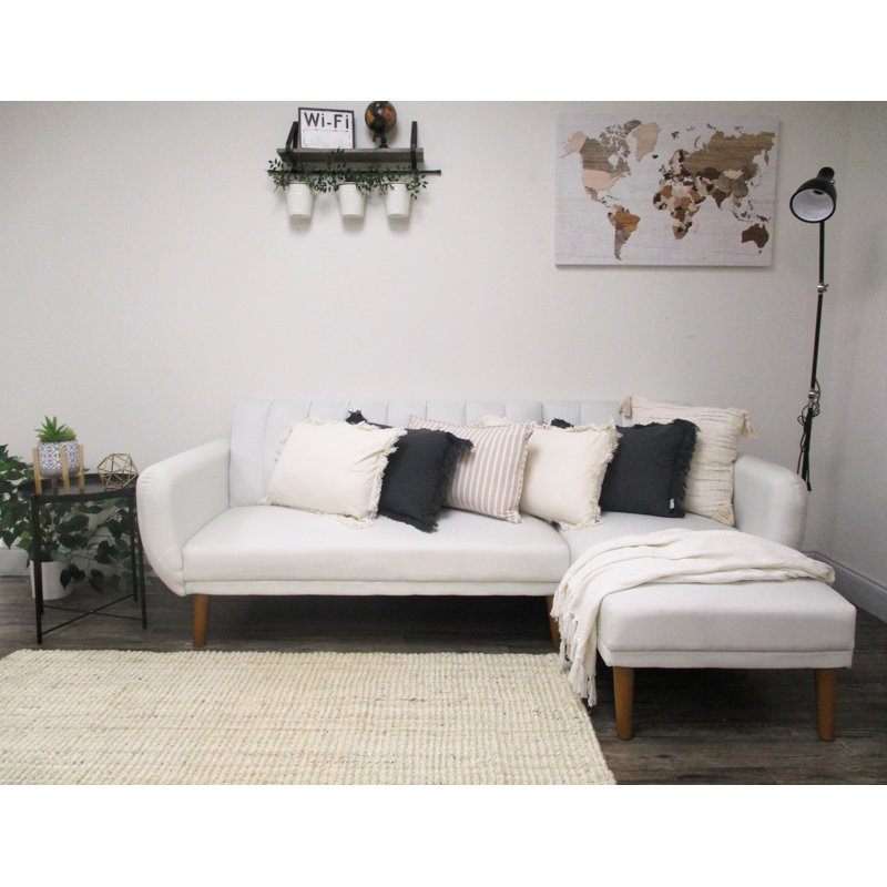 Tapis crème tissé à la main Wolsingham, Rectangle 6 pi x 9 pi