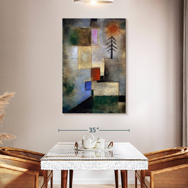 Avery, petite photo de sapins, H 48 po x l 32 po