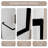 56-60" W × 60" H Aluminum Frame Double Sliding Bathtub  Shower Door | 1/4 Inch Tempered  Glass With Explosion-Proof Film | Stainless Steel  Handle | Matte Black-121210093