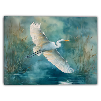 Graceful Flight Wrapped Canvas Wall Art