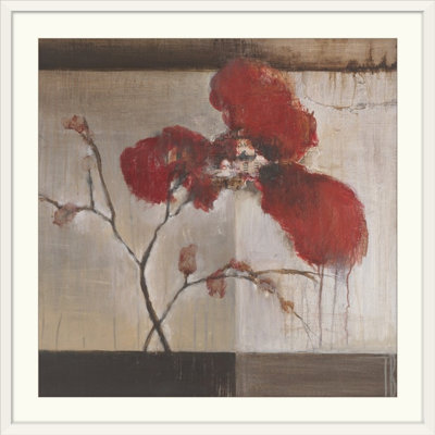 «Anjrue A Solitaire Stem II» par Terri Burris, reproduction d'art