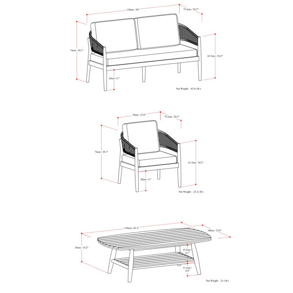 Dimensions du produit