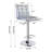 Ludly 32.5" Adjustable Spin Bar Stool-877580777