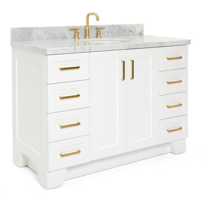 Freitas 48'' Solid Wood Single Bathroom Vanity