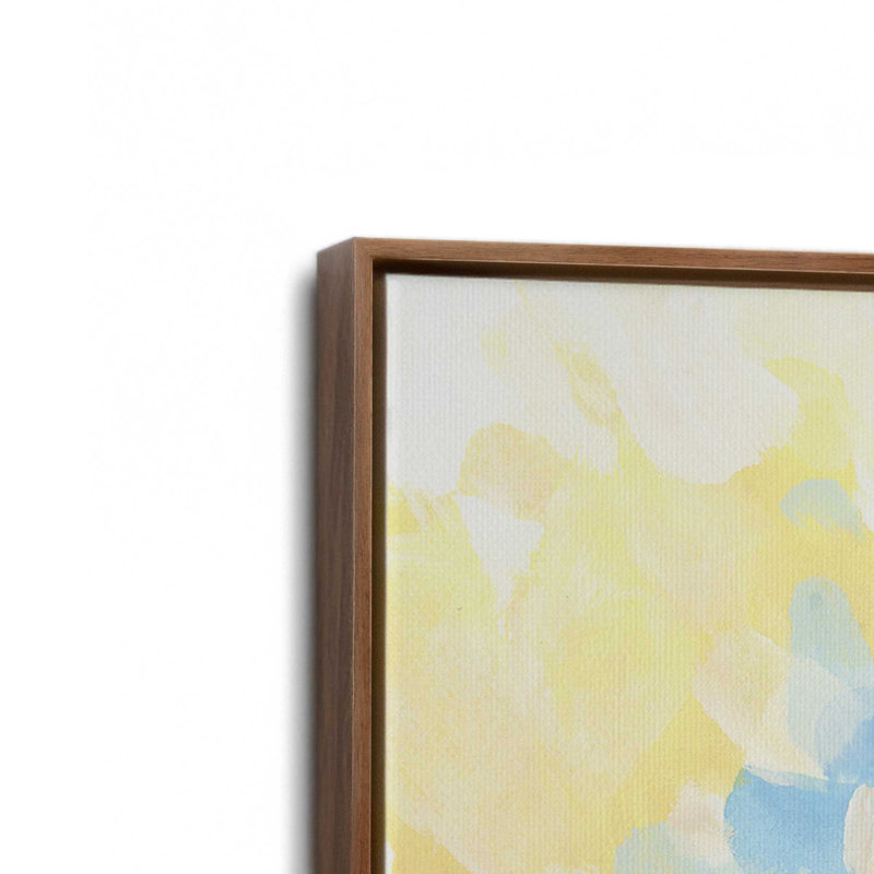 «Bright Abstract Wildflowers II» par June Erica Vess, reproduction d'art, H 20 po x l 20 po, Brun