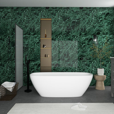 x Freestanding Soaking Plastic / Acrylic Bathtub