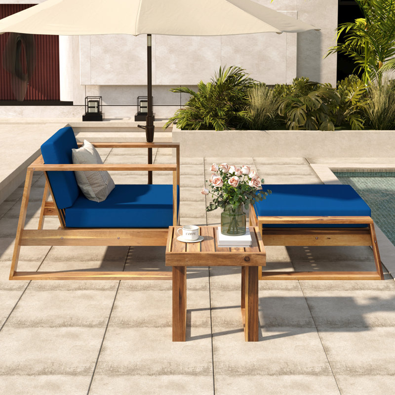 30.99 " W Patio Daybed