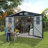 Outdoor Storage Shed, Protective Film, Four Daylight Windows Lockable Doors,A Practical And Thoughtful Gift,Two Colors Can Be Freely Selected Storage Sheds-124385895-124385897
