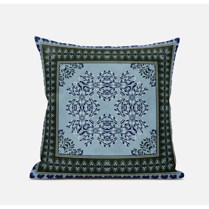 Housse et insert de coussin carré Window Window, 20 po X 20 po, Vert