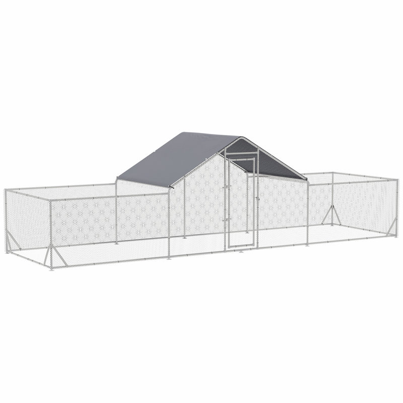 Versatile Metal Chicken Coop for Various Pets with Advanced Safety and Durability Features