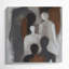 Abstrait art figuratif gris sur toile 90-1012408856