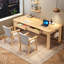 Burlywood Rectangular Solid Wood desk-244732324