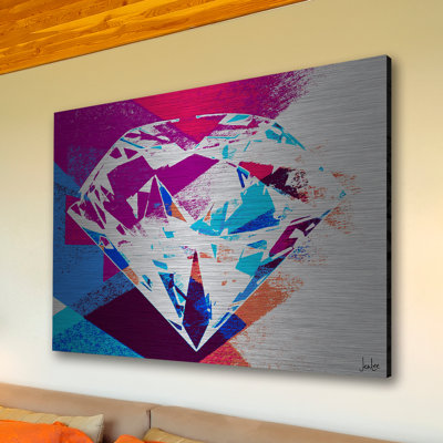 'Diamond In The Rough' Print on Metal