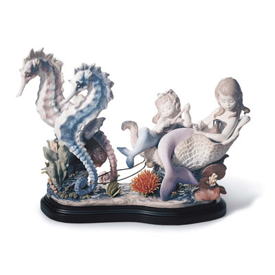 Figurine de sirène de voyage sous-marin