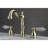 Kingston Brass Wilshire Two-Handle 3-Hole Deck Mount Widespread Bathroom Faucet with Pop-Up Drain-17424546