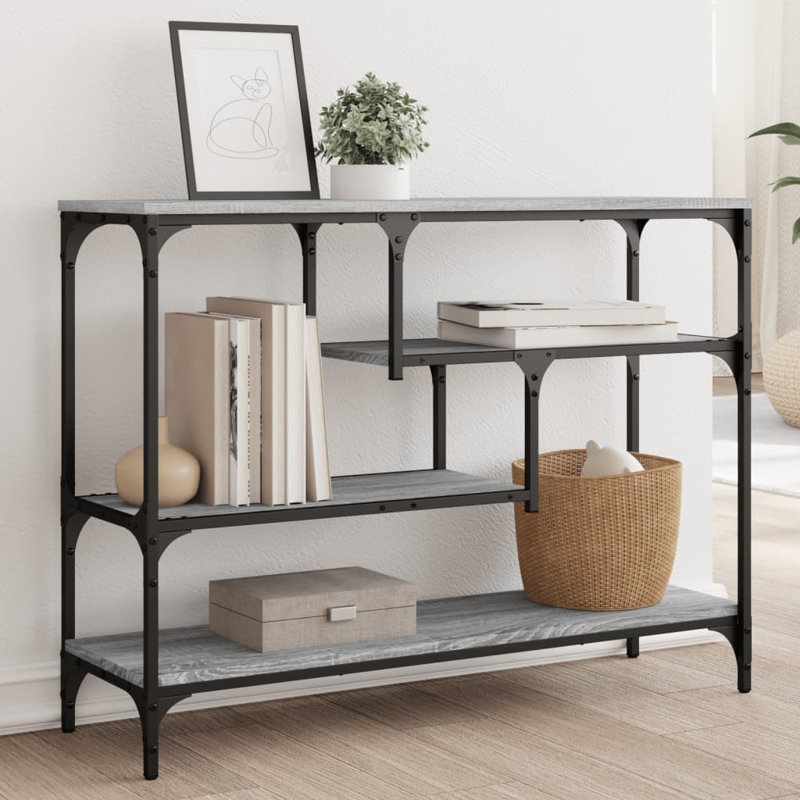 Abisoye 100cm Console Table, Grey Sonoma