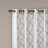 Fretwork Print Grommet Top Window Curtain Panel(Only 1 Pc Panel)-94464088-94464094
