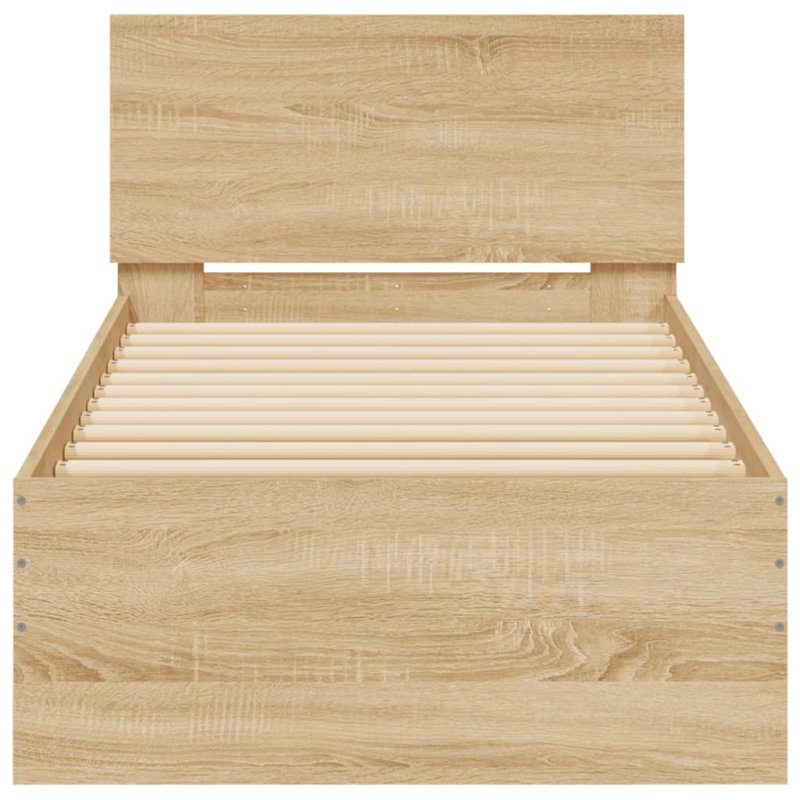 Bed, Single (3'), Sonoma Oak