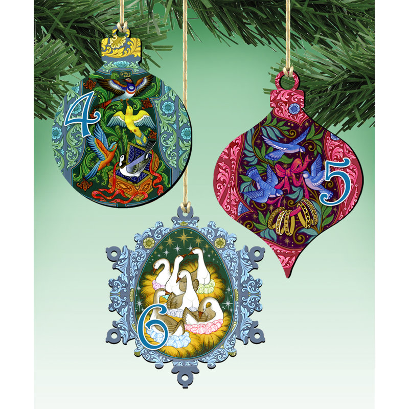 Ensemble de 12 décorations à figurine de Noël