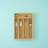 JoyJolt Bamboo 5 Slot Flatware Drawer Organizer for Kitchen Utensils-98922623