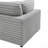 Jenny 2-Piece Sofa Sectional In Plush Polyester Cord-Like Fabric