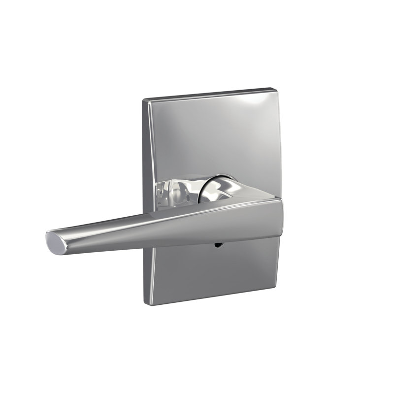 Eller Non-Turning Lever with Century Trim, Bright Chrome