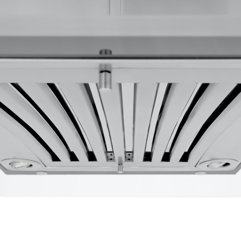 36" 400 CFM Ducted Island Range Hood in Stainless Steel
