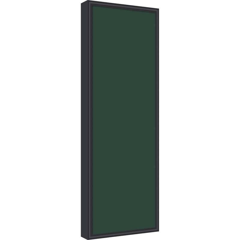 Tableau magnétique en tissu encadré, 13 x 37 cm, motif vert forêt, pour l'organisation murale, Edith Black