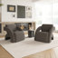 Fauteuil rembourré avec repose-pieds-203765698