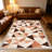 Terracotta Fragmented Triangle carpet-easy to clean, machine-washable, soft and comfortable; suitable for door mats, kitchens, living rooms, bedrooms, corridors, and laundry areas. Easy to clean, durable carpet for home decoration.-129045857
