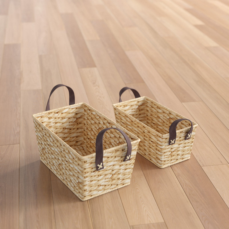 Ensemble de 2 paniers en osier