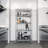 36'' W 5-Tier NSF-Certified Steel Shelving with Wheels