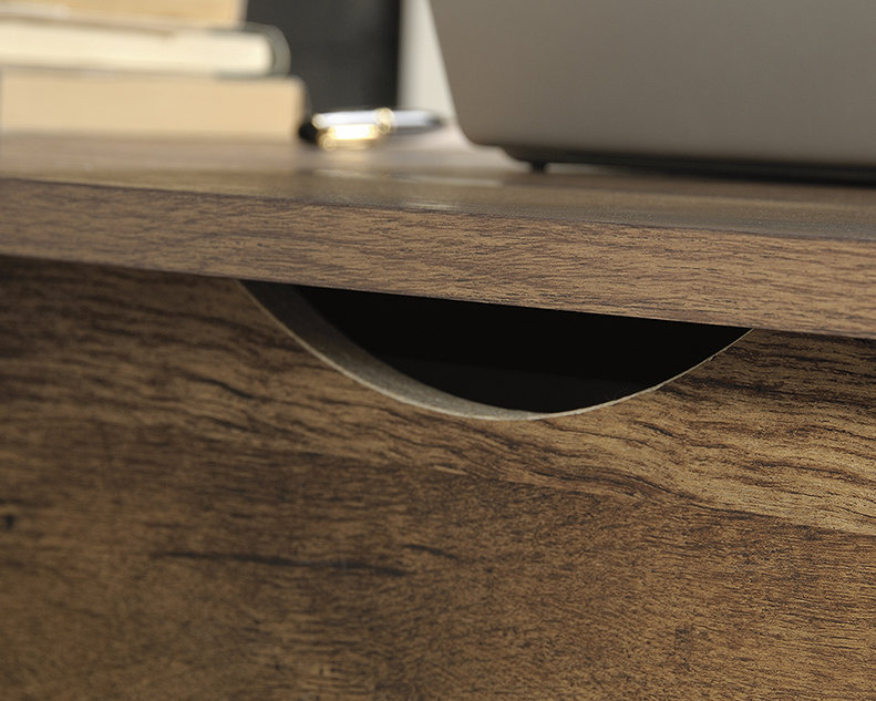 Oak Finish Computer Desk
